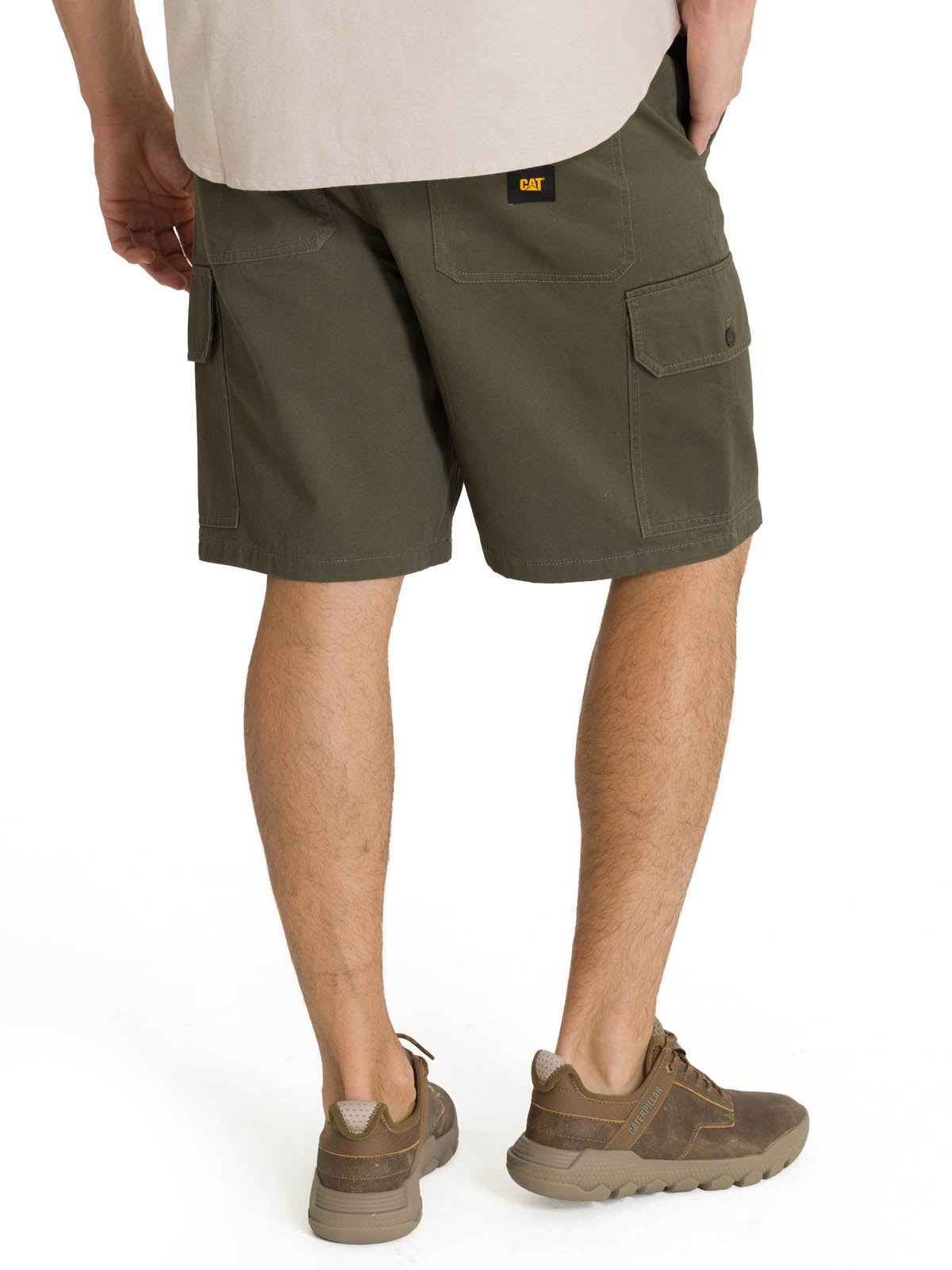 Short Cargo Short Para Hombre Color Verde-3