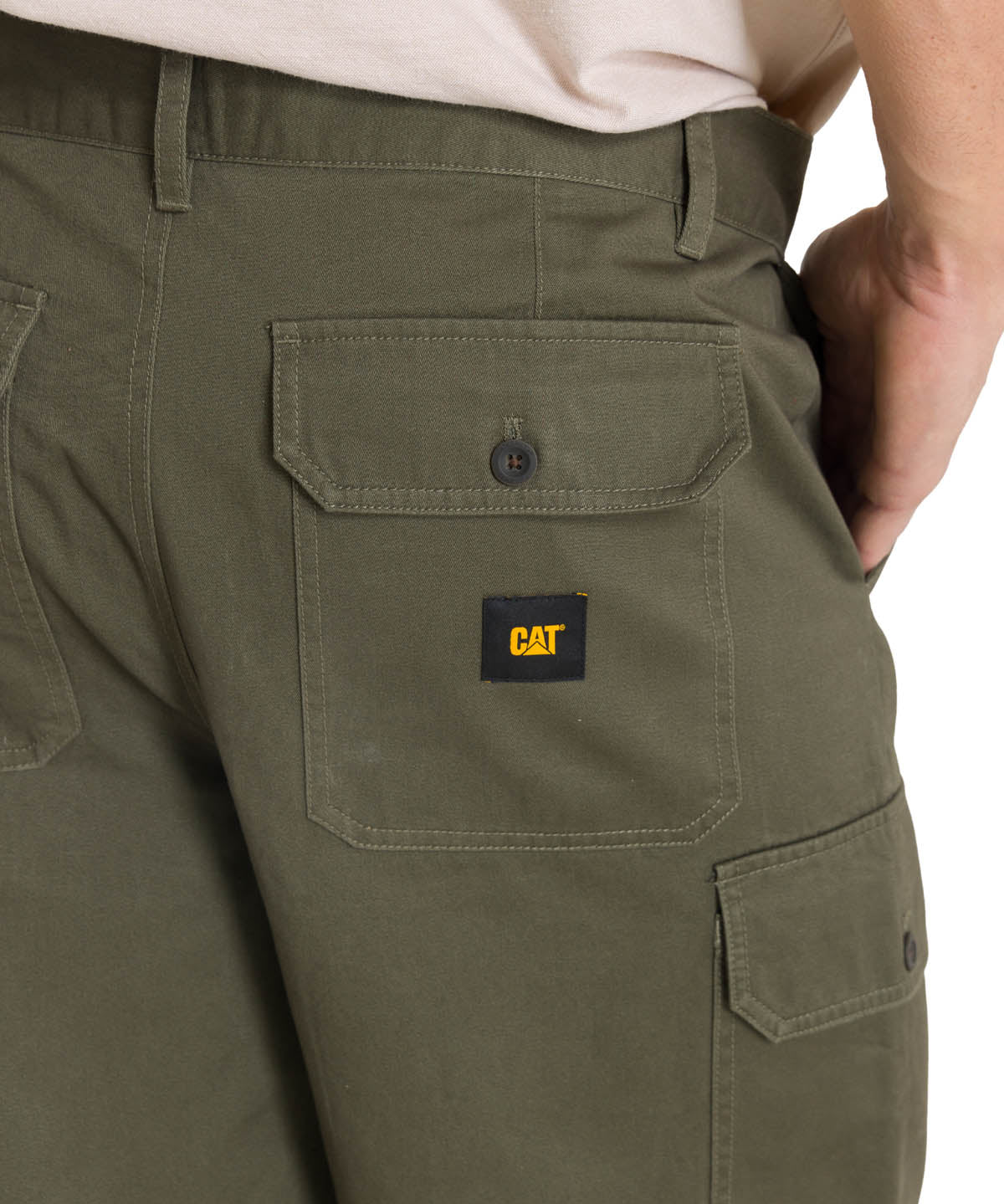 Short Cargo Short Para Hombre Color Verde-5