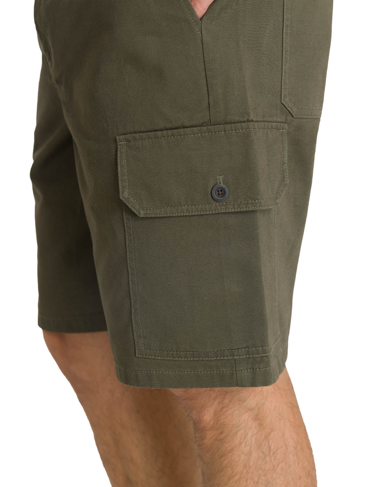 Short Cargo Short Para Hombre Color Verde-6