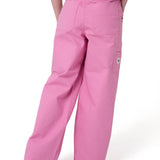 Pantalon Relaxed Canvas Carpe Para Mujer Color Rosado