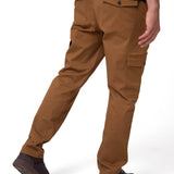 Pantalón Cargo Slim Hombre Color Café-2