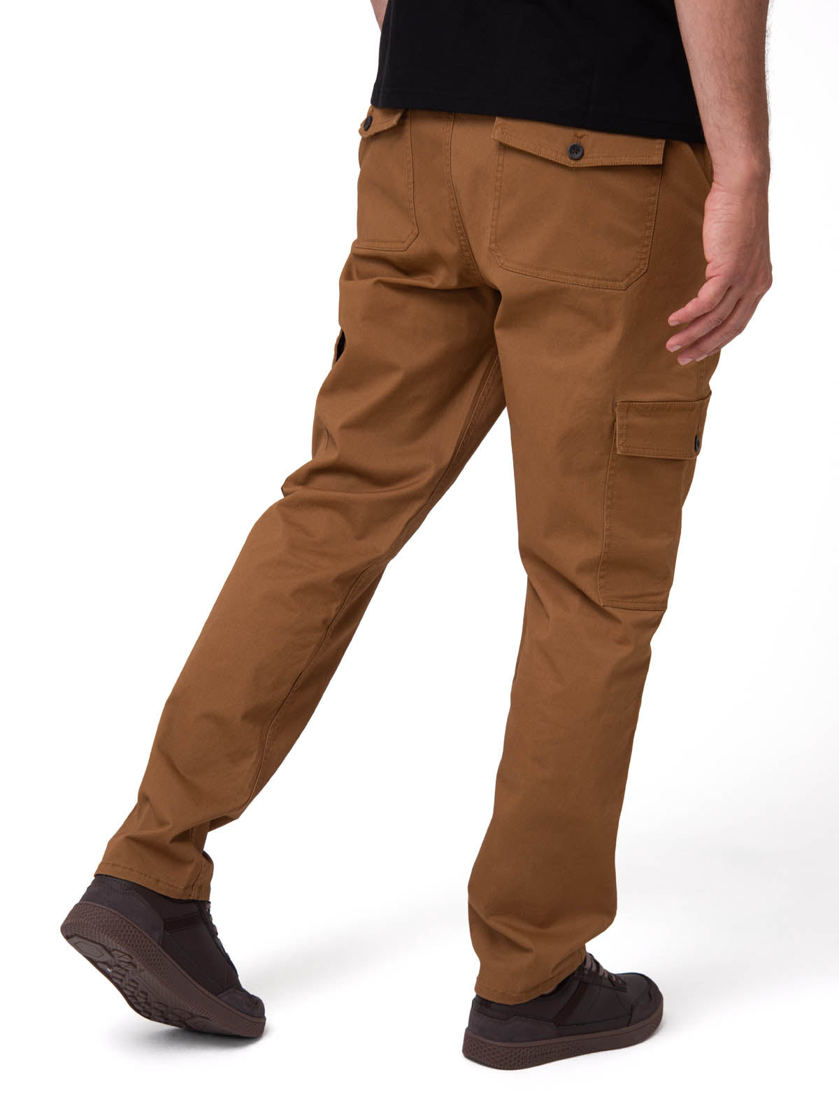 Pantalón Cargo Slim Hombre Color Café-2