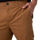 Pantalón Cargo Slim Hombre Color Café-3