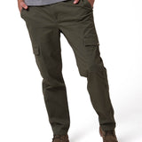 Pantalón Cargo Slim Hombre Color Verde-1