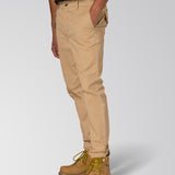 Pantalon Slim Tapered Chino P Para Hombre Color Beige-3