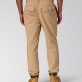 Pantalon Slim Tapered Chino P Para Hombre Color Beige-5