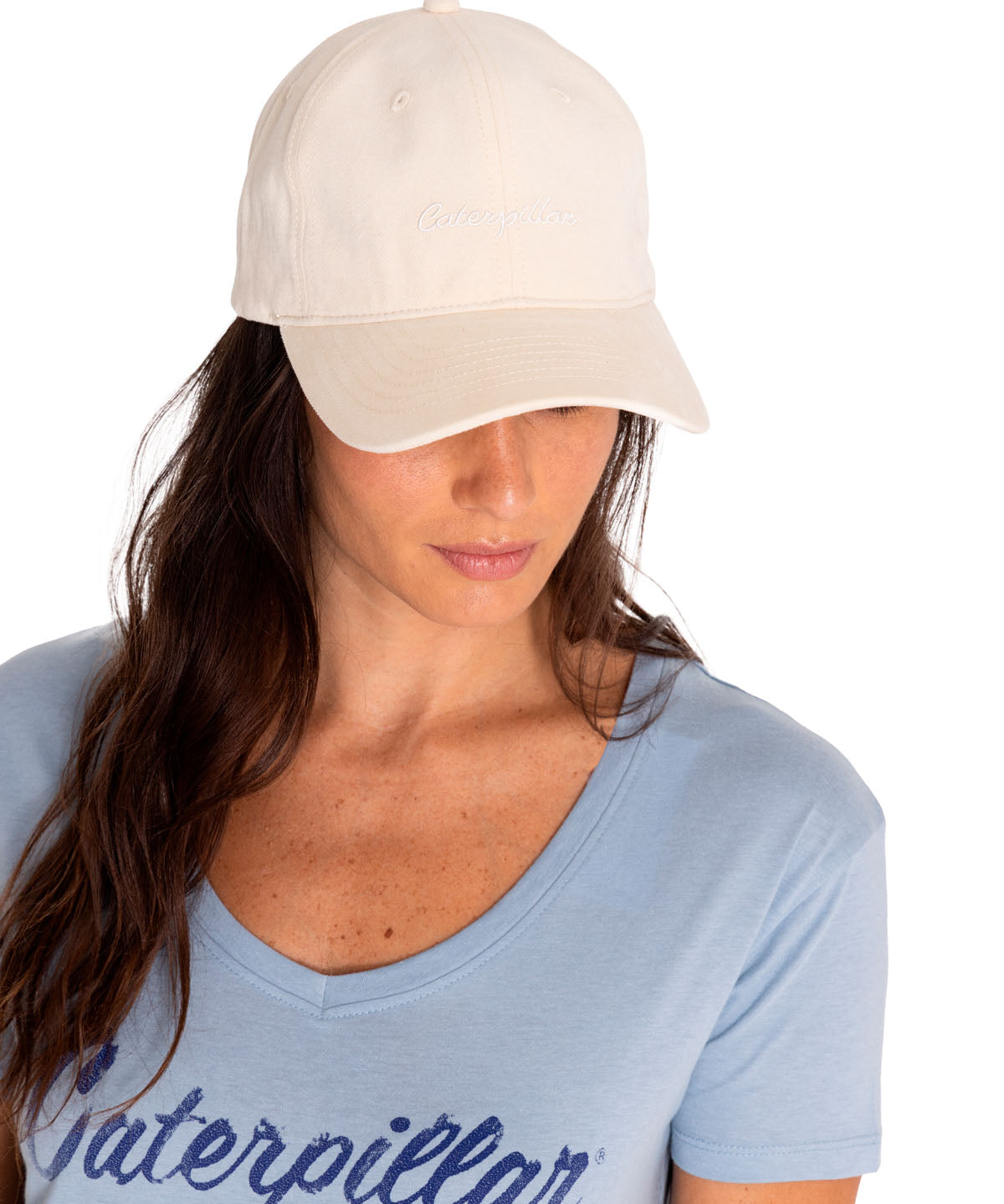 Cachuchas Ws Script Hat Para Mujer Beige-1