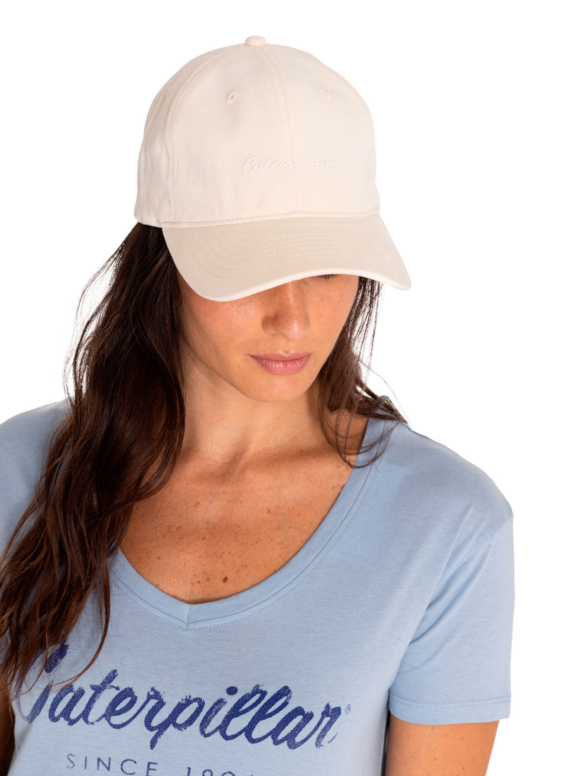 Cachuchas Ws Script Hat Para Mujer Beige-1