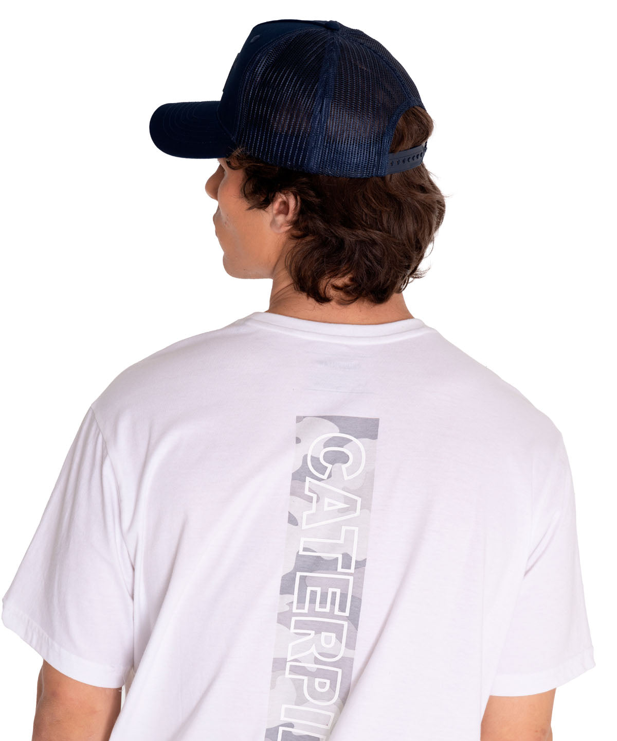 Cachucha Trucker 2D Logo Hat Para Hombre Color Azul-2