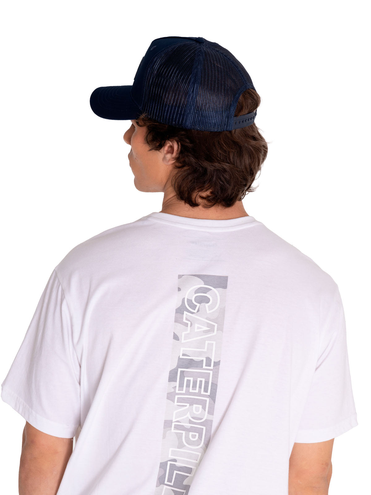 Cachucha Trucker 2D Logo Hat Para Hombre Color Azul-2