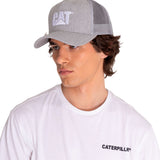Cachuchas Trucker 2D Logo Hat Para Hombre Gris-1