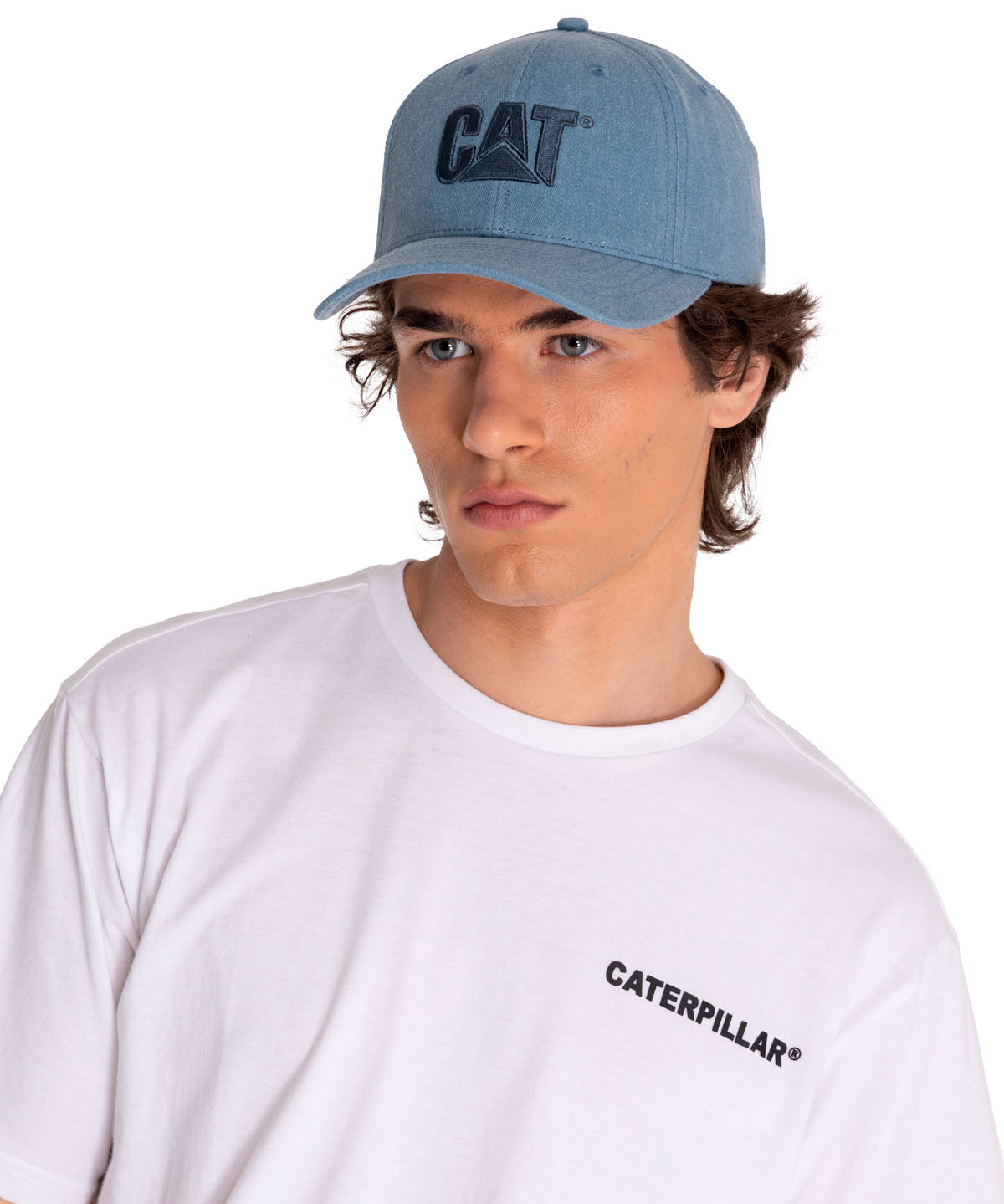 Cachuchas Pigment Dyed Cat Log Para Hombre Azul-1