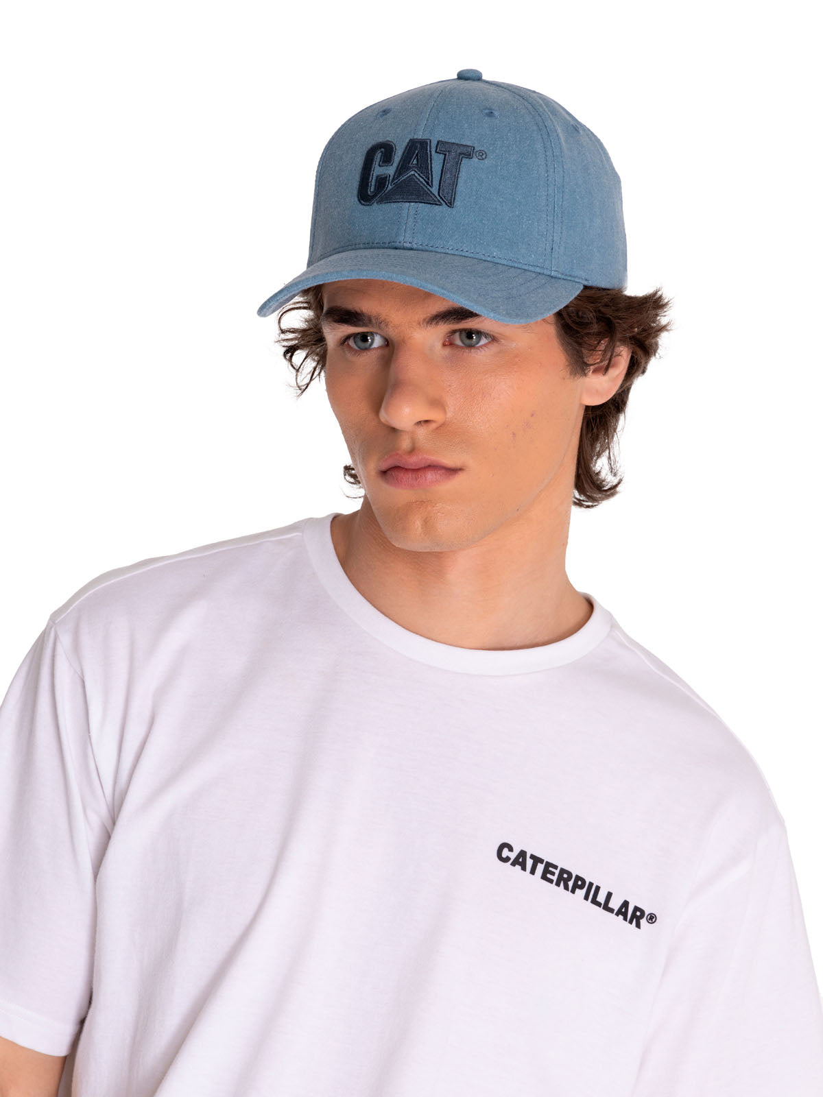 Cachuchas Pigment Dyed Cat Log Para Hombre Azul-1