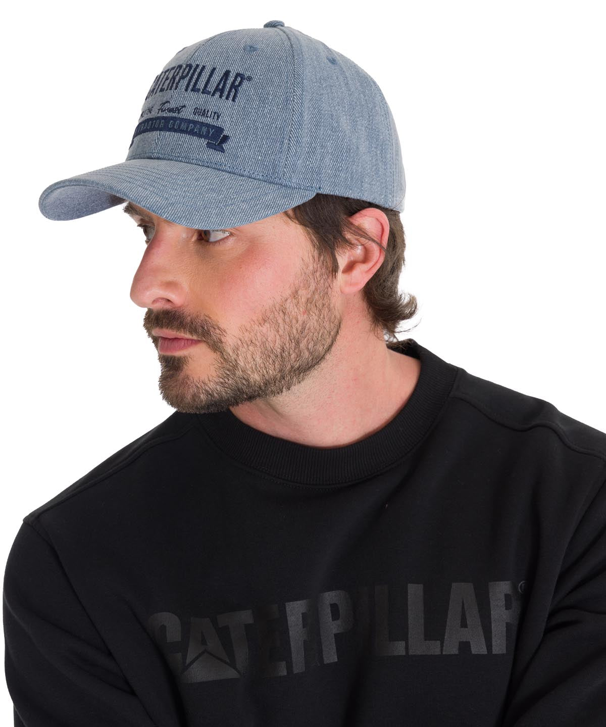 Cachuchas Caterpillar Finest H Para Hombre Azul-2