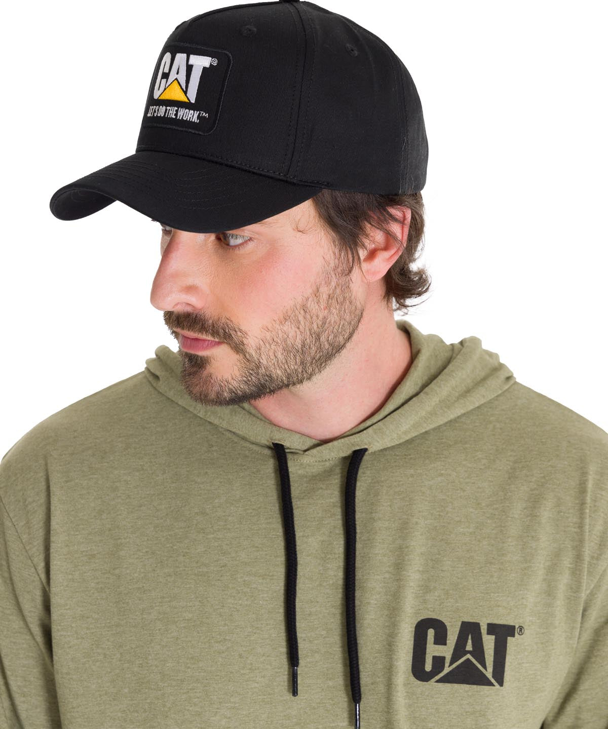 Cachuchas Do The Work Logo Hat Para Hombre Negro-1