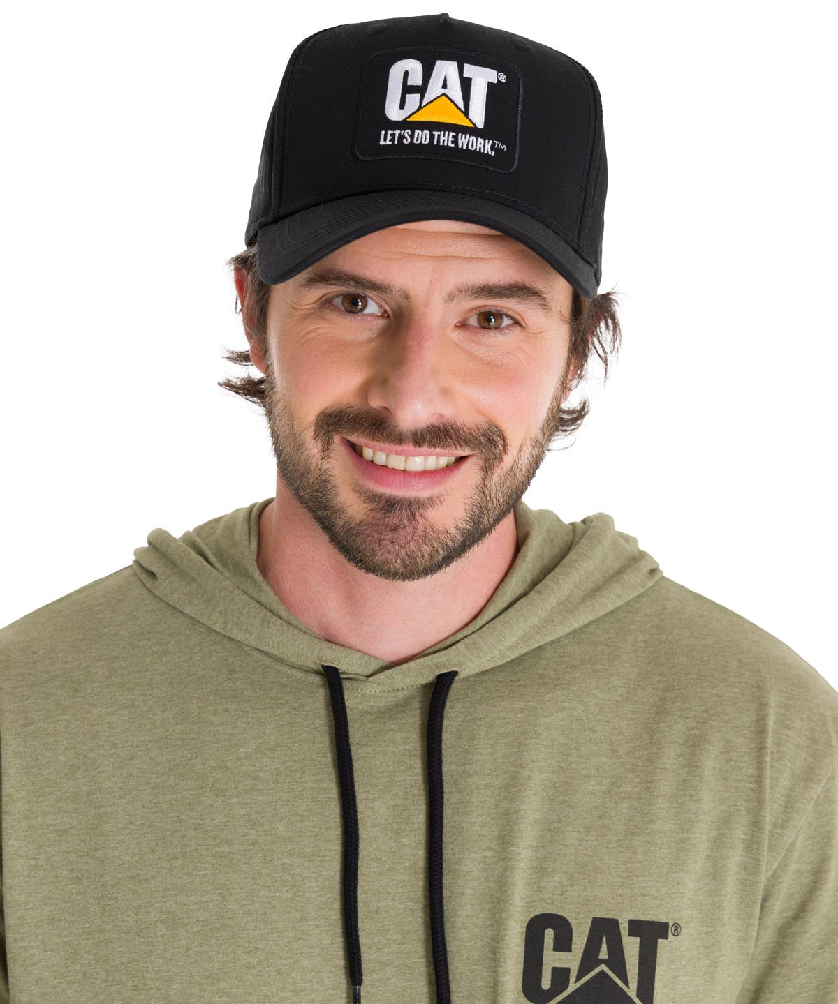 Cachuchas Do The Work Logo Hat Para Hombre Negro-2