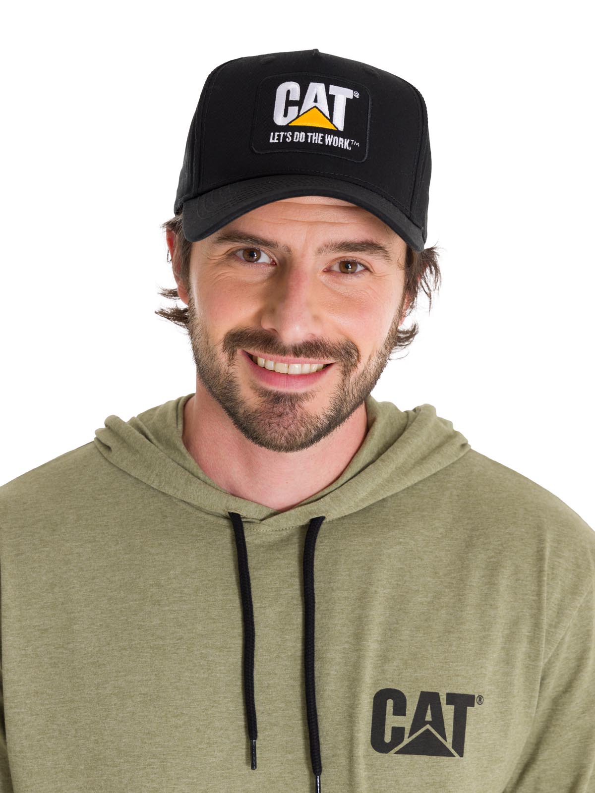 Cachuchas Do The Work Logo Hat Para Hombre Negro-2