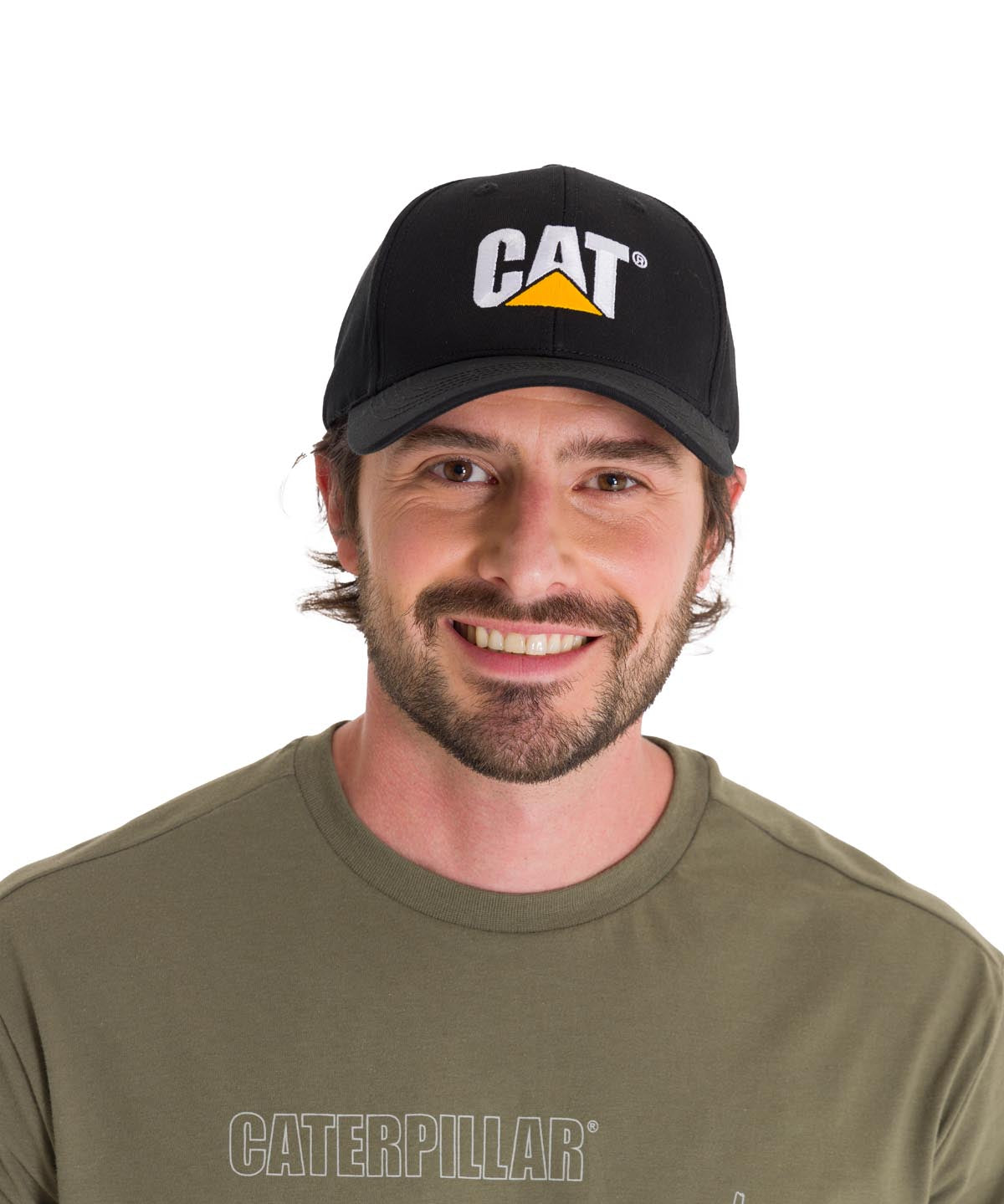 Cachuchas Cat Logo  Hat Para Hombre Negro-1