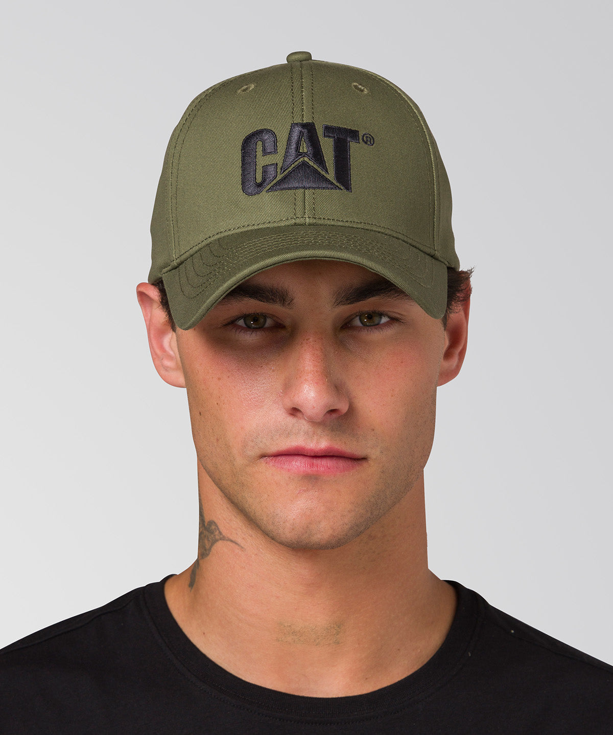 Cachuchas Cat Logo  Hat Para Hombre Verde-1