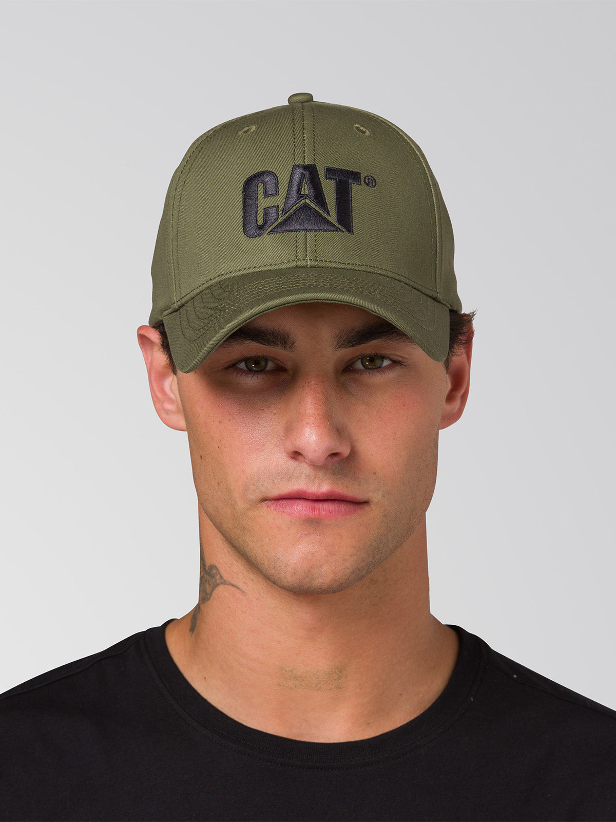 Cachuchas Cat Logo  Hat Para Hombre Verde-1