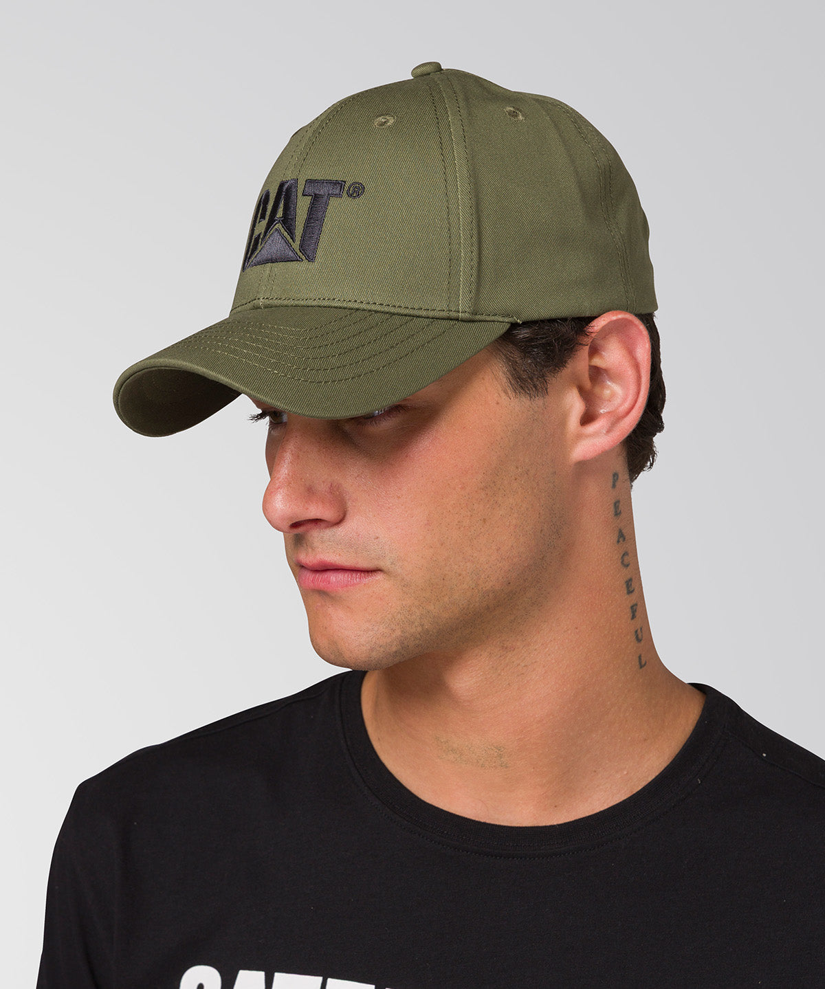 Cachuchas Cat Logo  Hat Para Hombre Verde-2