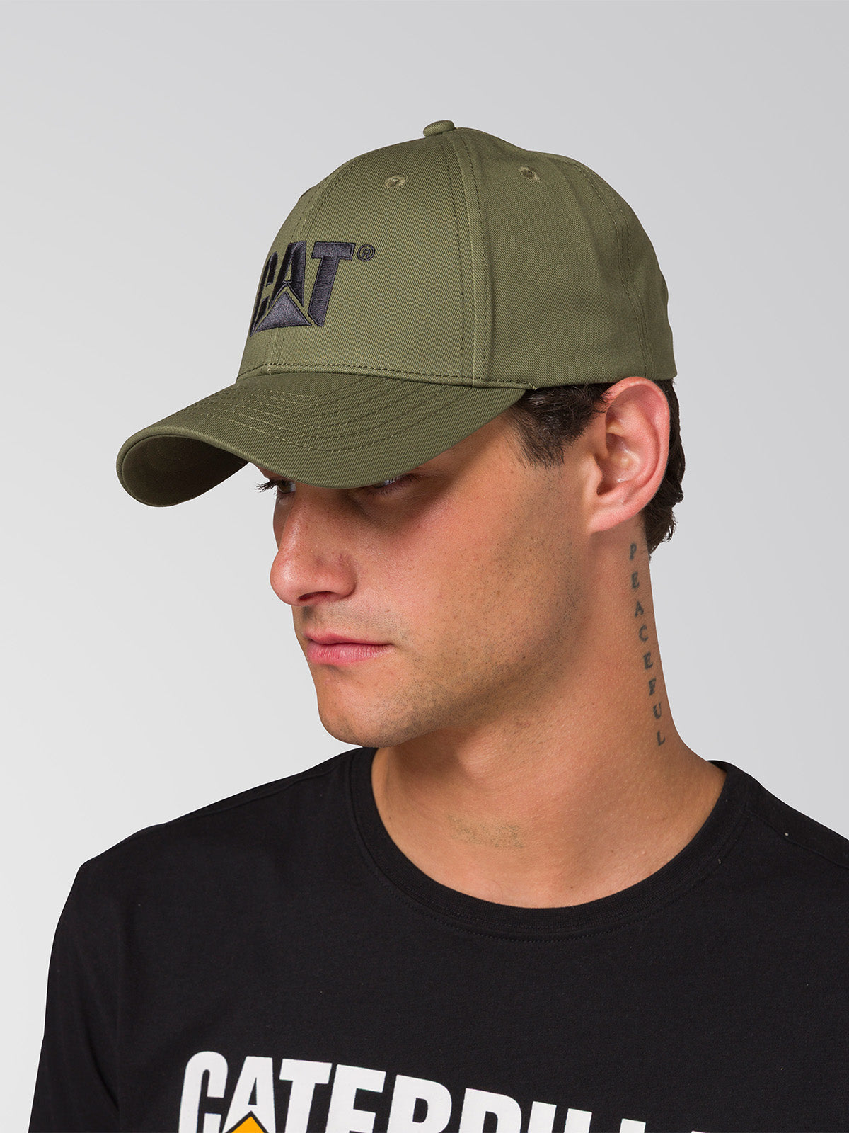 Cachuchas Cat Logo  Hat Para Hombre Verde-2