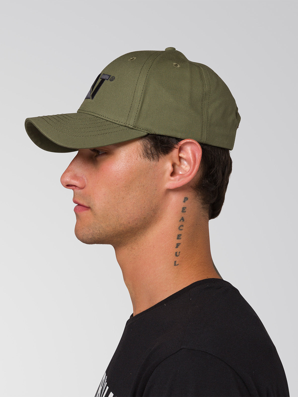 Cachuchas Cat Logo  Hat Para Hombre Verde-3