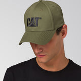 Cachuchas Cat Logo  Hat Para Hombre Verde-6