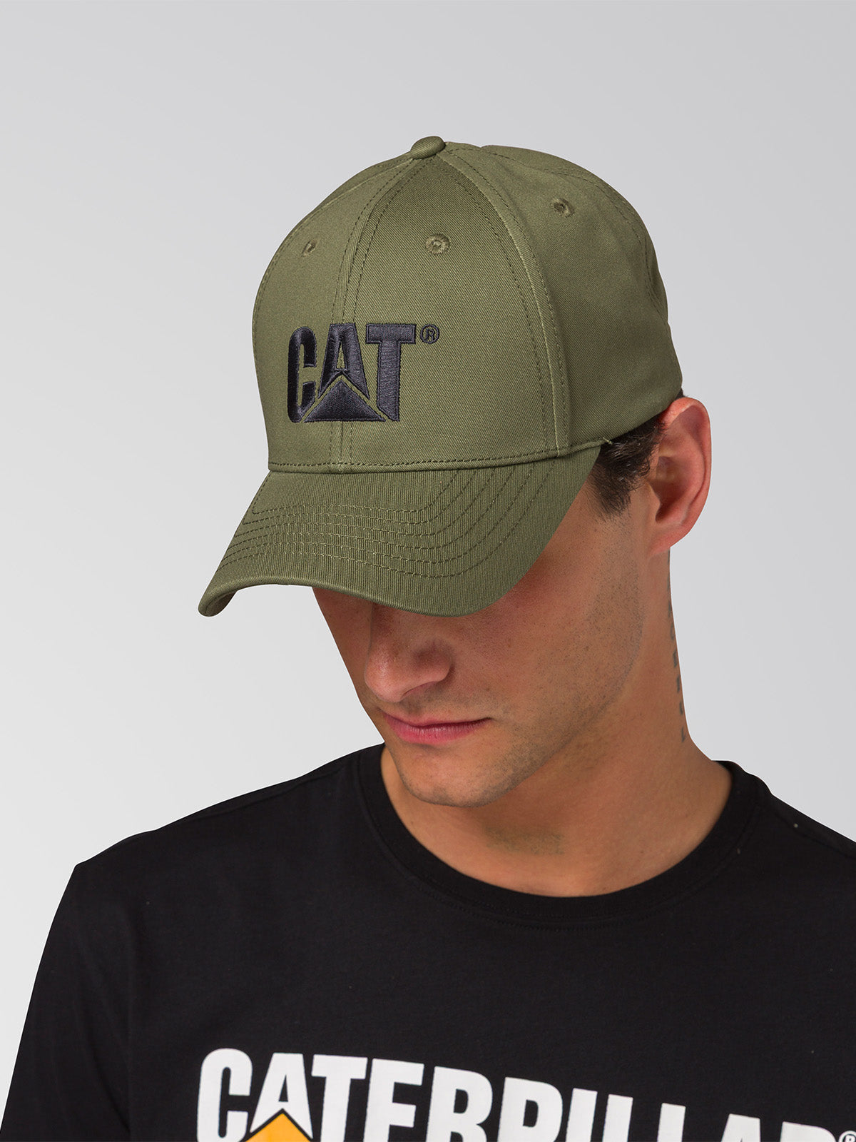 Cachuchas Cat Logo  Hat Para Hombre Verde-6