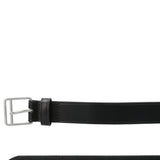 Cinturon Fdtn Standard Leathe Para Hombre Color Negro-4