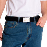 Cinturon Fdtn Chevron Belt Para Hombre Color Negro-1