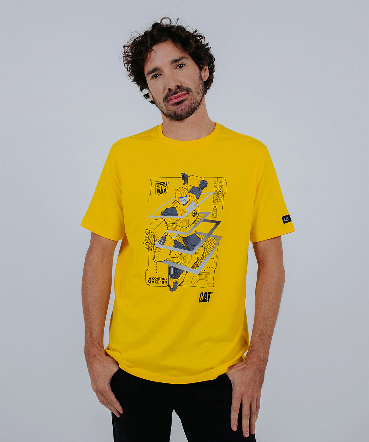 Camiseta Transformers Bumb Te Unisex Color Amarillo-1