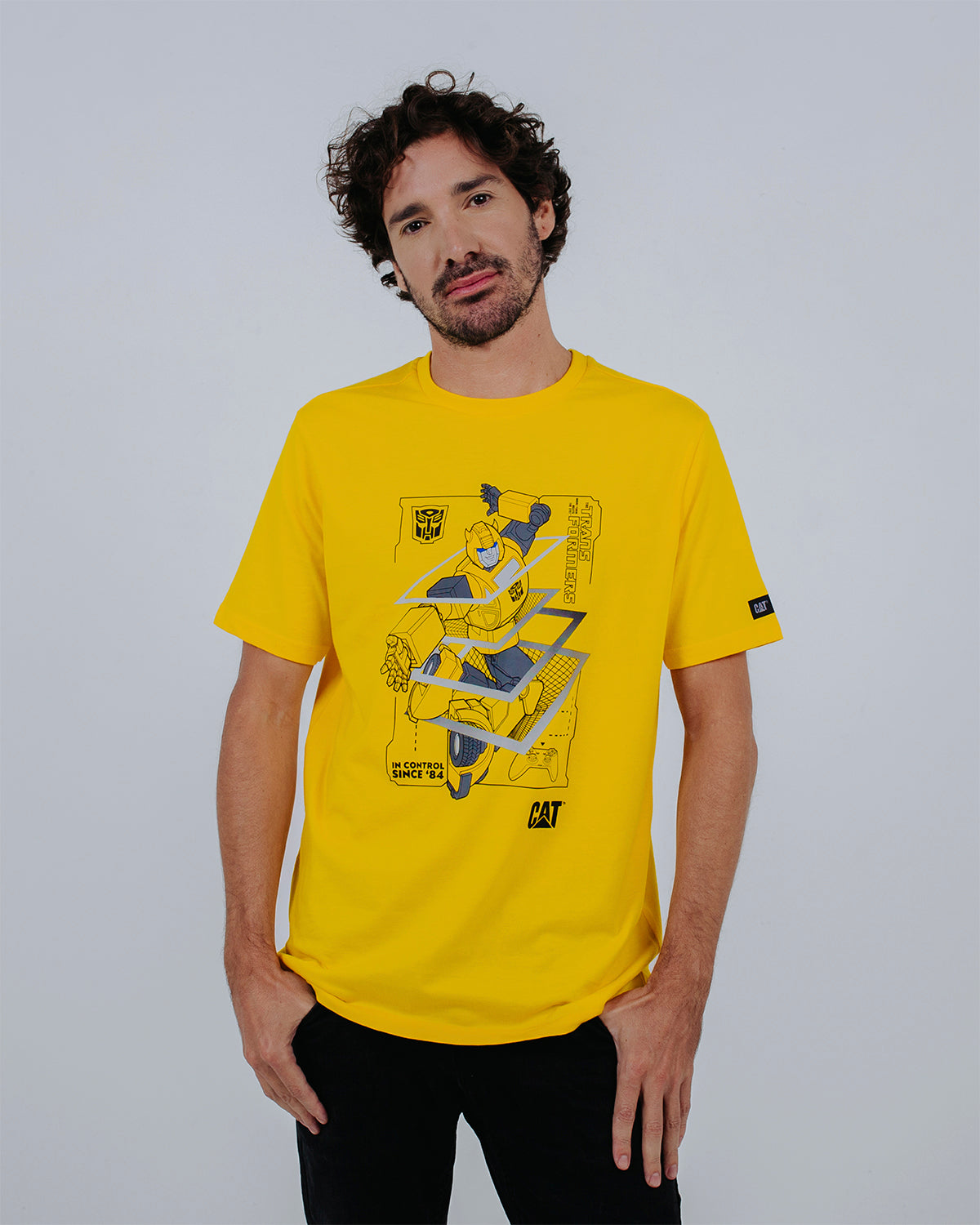 Camiseta Transformers Bumb Te Unisex Color Amarillo-1