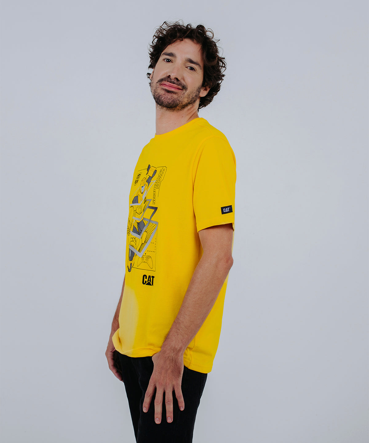 Camiseta Transformers Bumb Te Unisex Color Amarillo-3