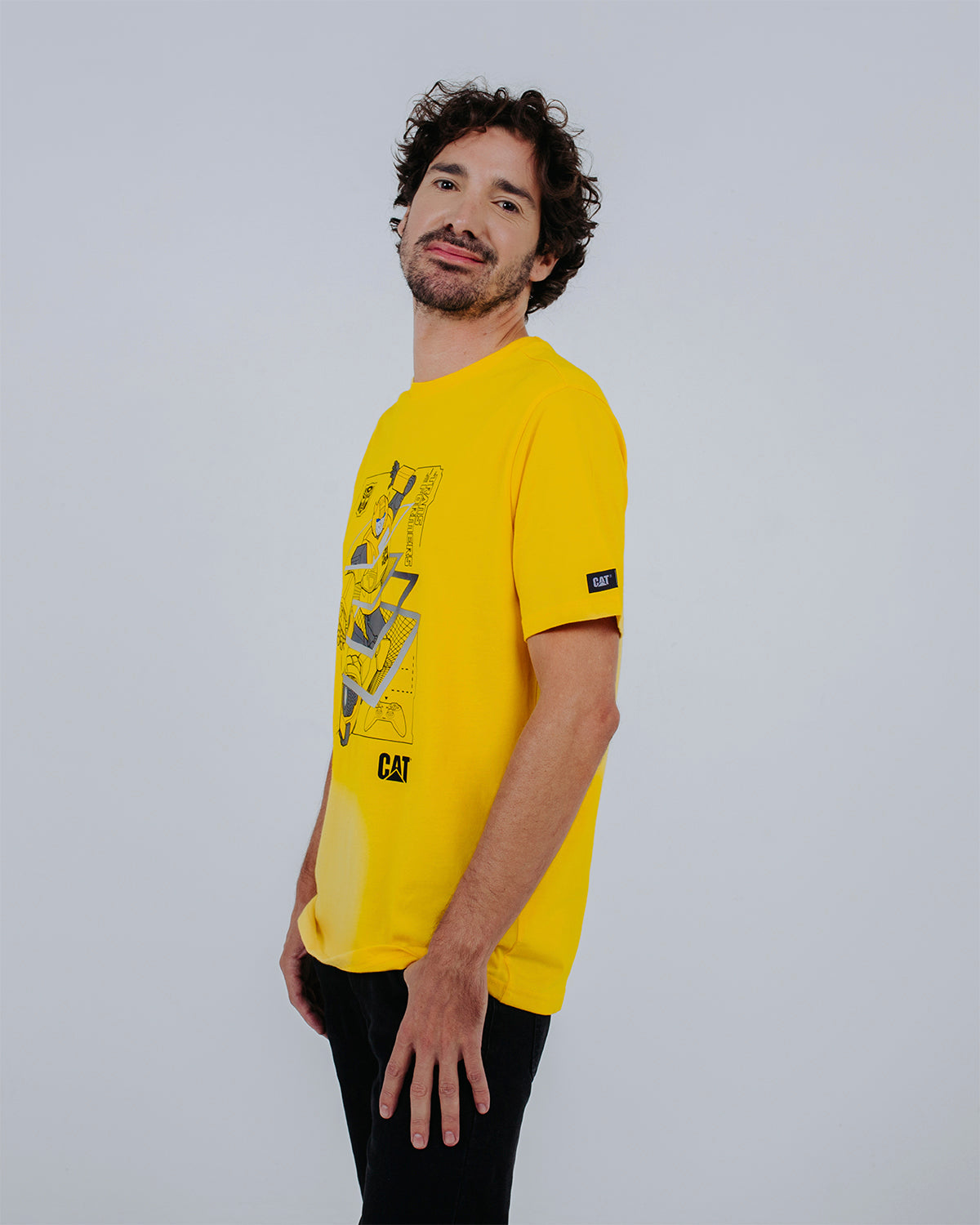Camiseta Transformers Bumb Te Unisex Color Amarillo-3