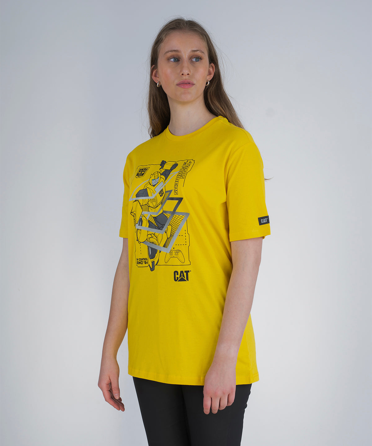 Camiseta Transformers Bumb Te Unisex Color Amarillo-4