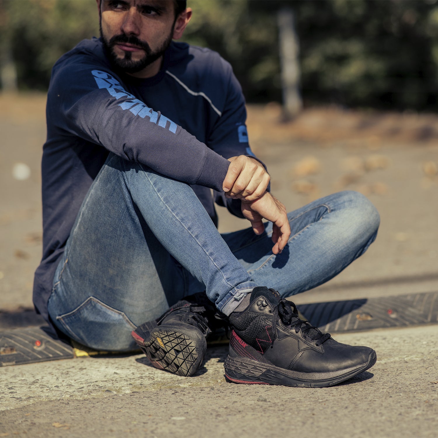 Botines Lifestyle Cityrogue Mid Para Hombre Color Negro-10