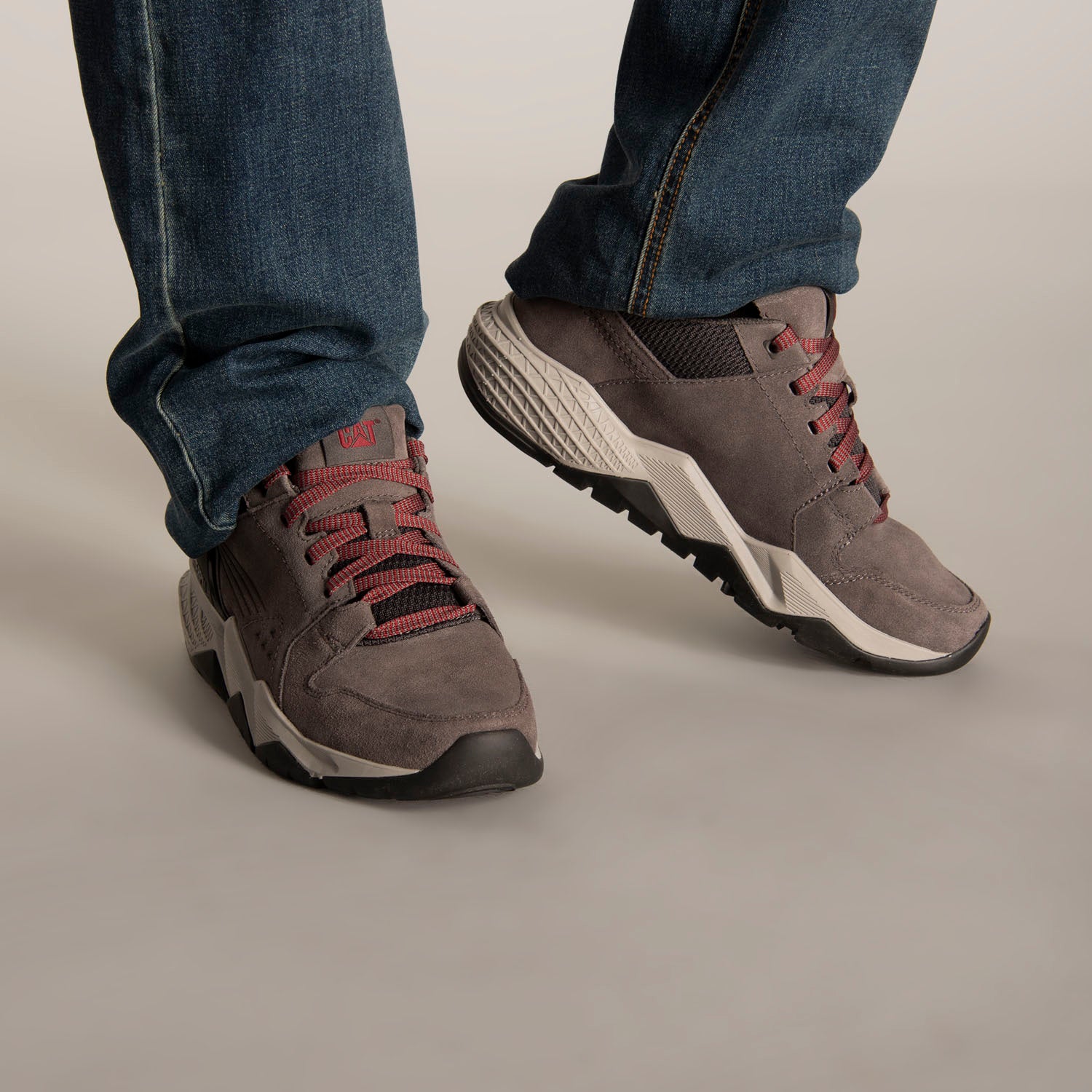 Tenis Lifestyle Context Para Hombre Color Gris-2