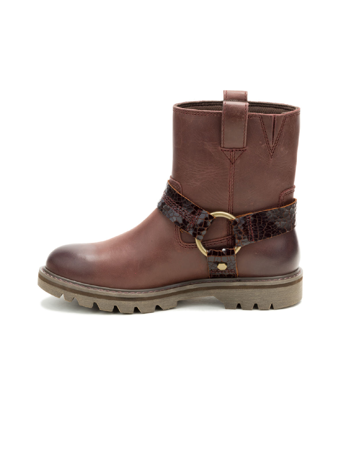 Botines Lifestyle Grader Harness Para Mujer Color Café-3