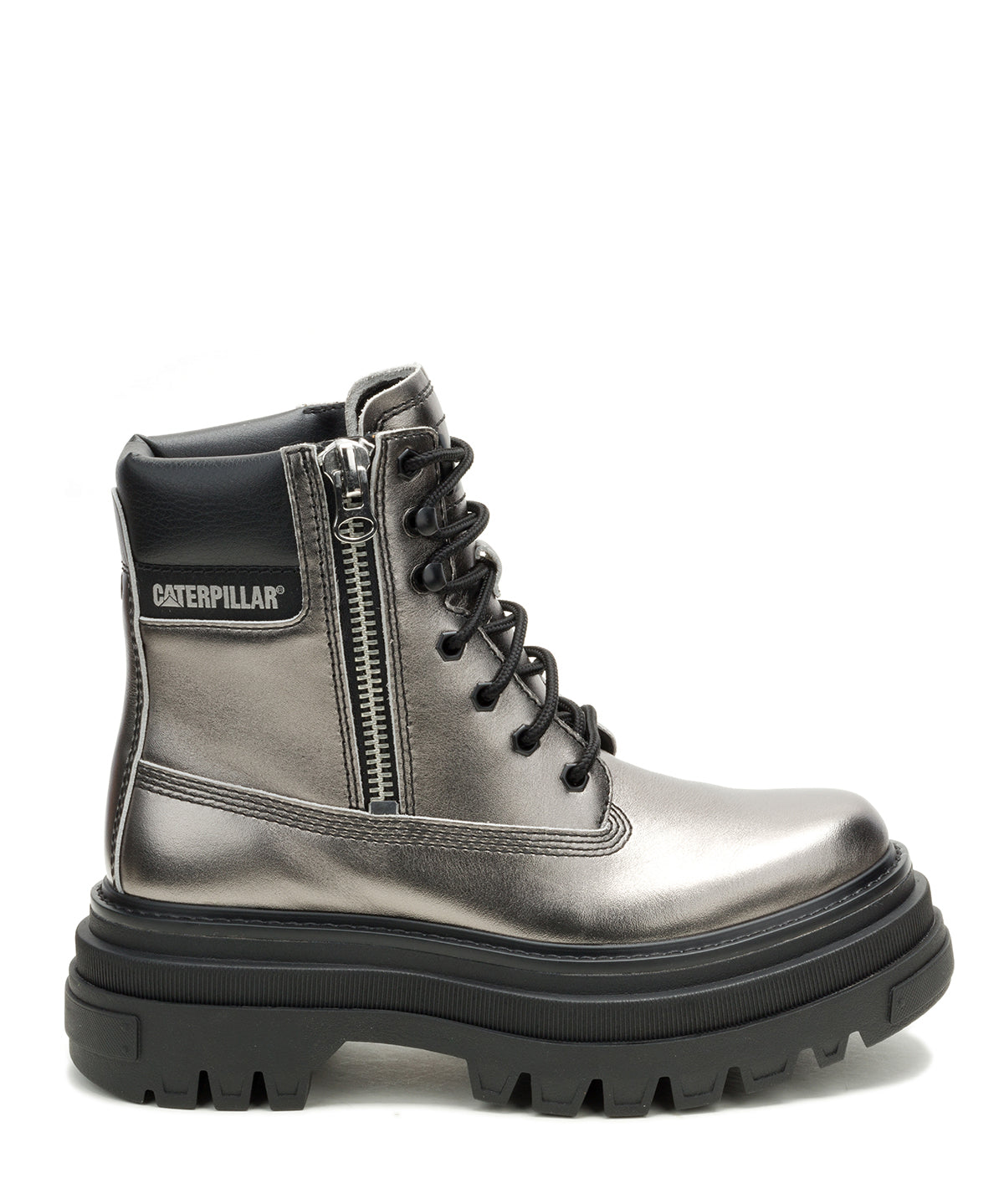 Botines Lifestyle Bolder Zip Para Mujer Color Gris-3