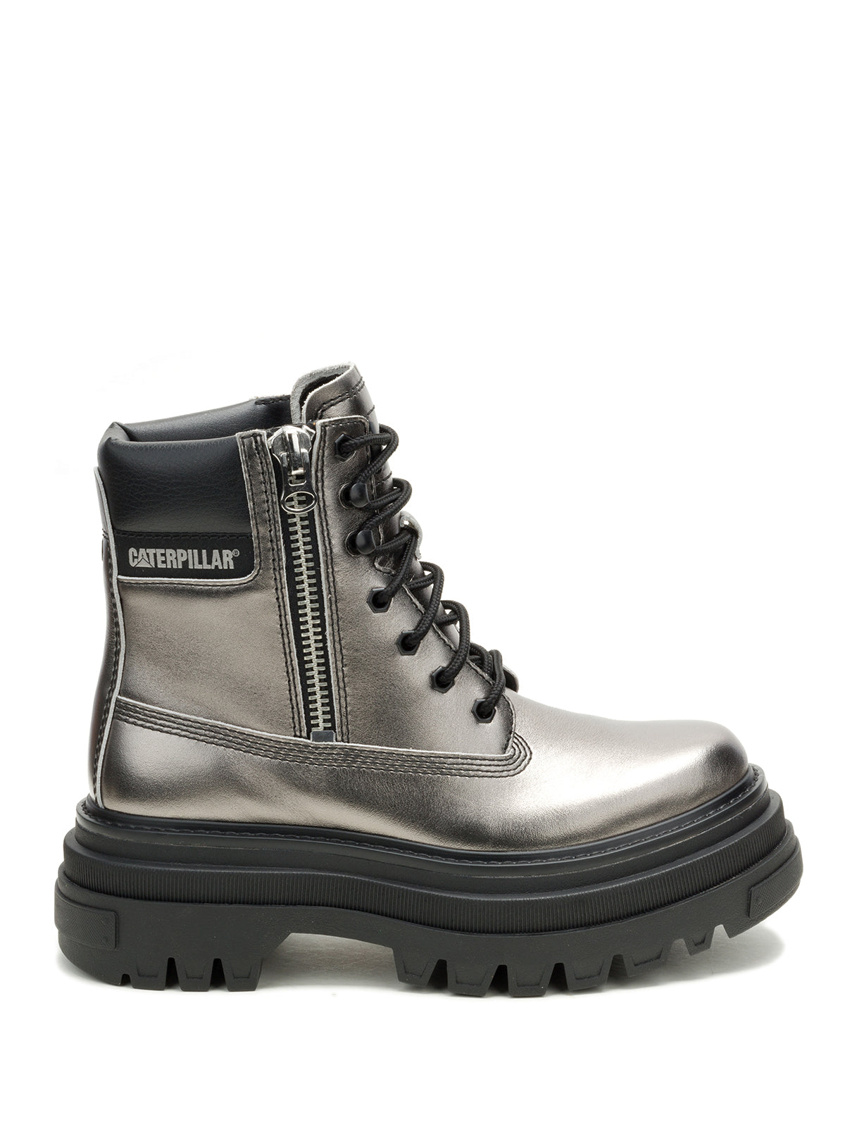 Botines Lifestyle Bolder Zip Para Mujer Color Gris-3