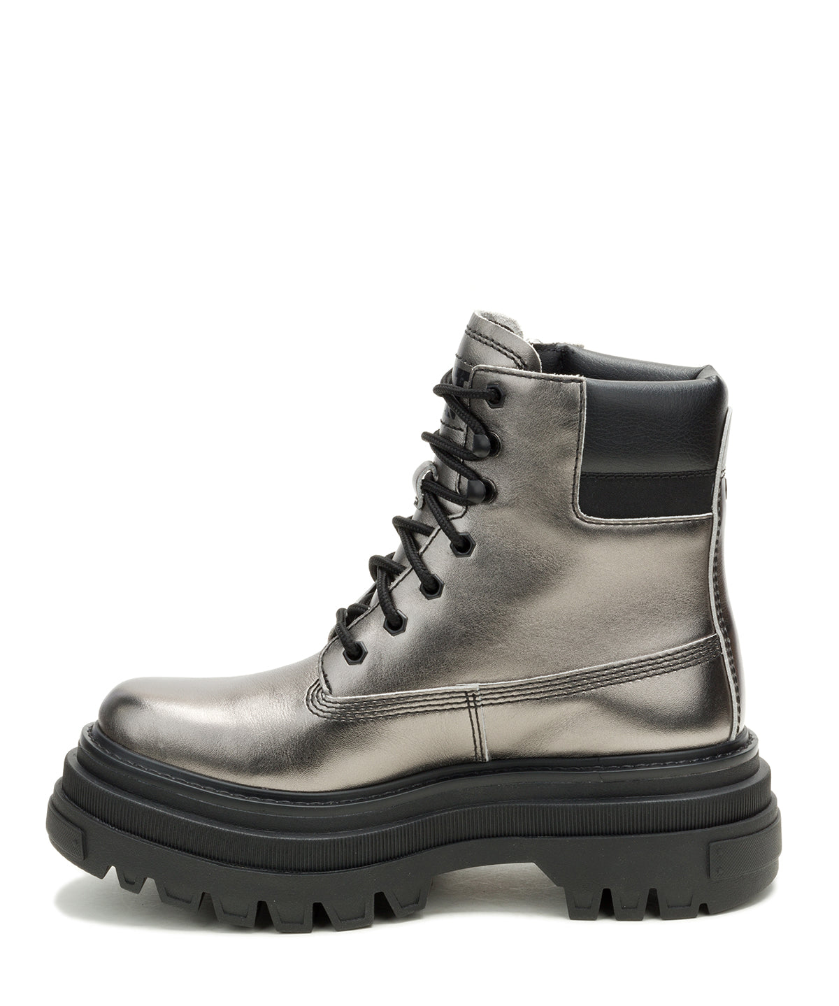 Botines Lifestyle Bolder Zip Para Mujer Color Gris-4