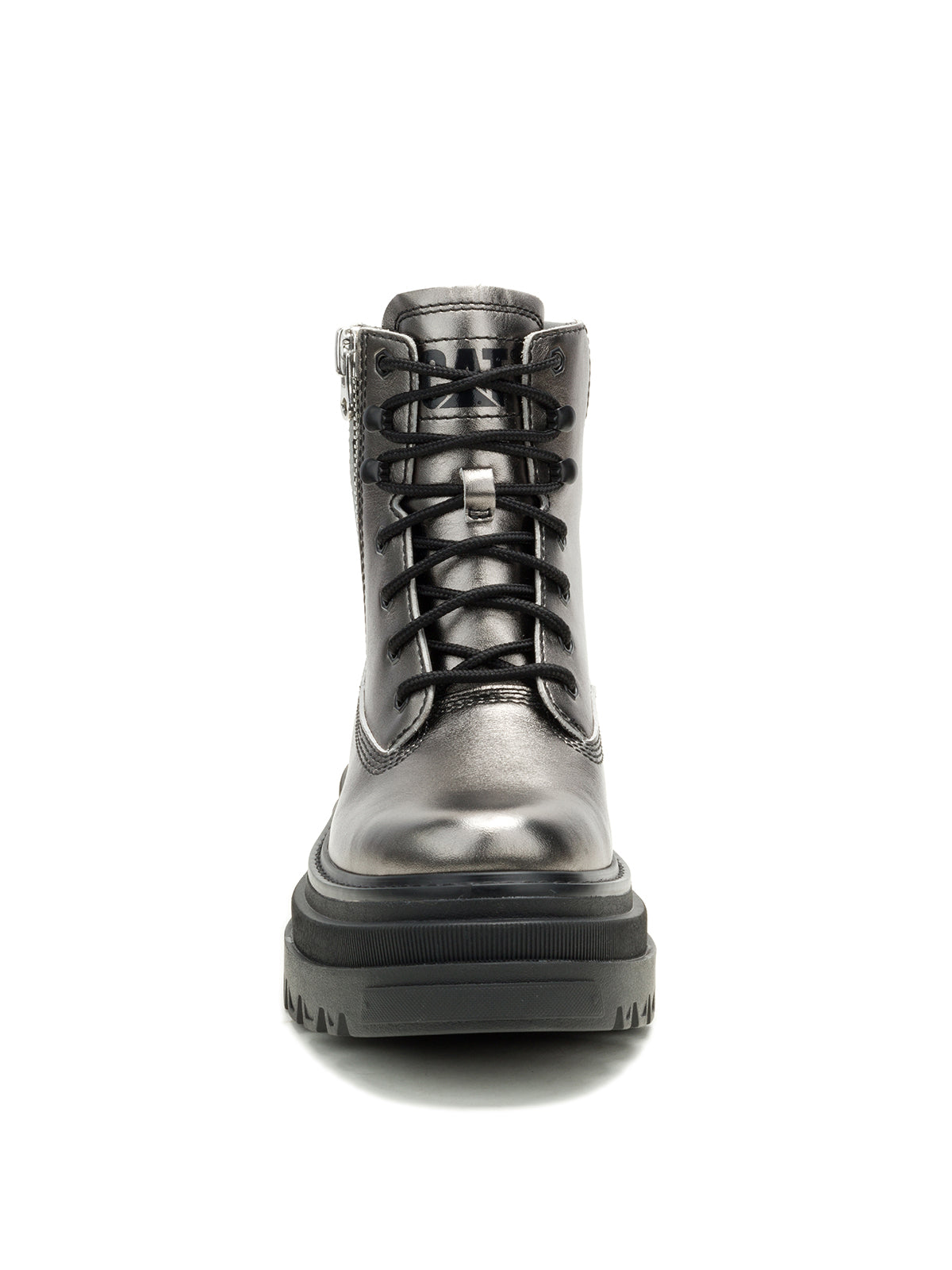 Botines Lifestyle Bolder Zip Para Mujer Color Gris-5