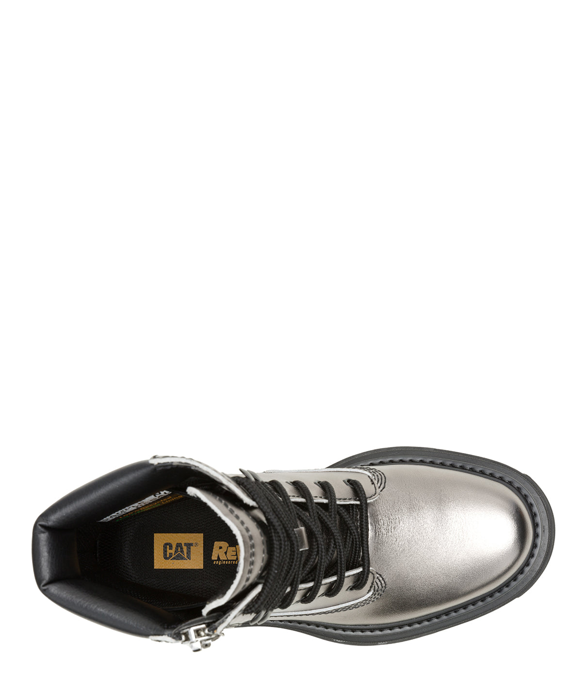 Botines Lifestyle Bolder Zip Para Mujer Color Gris-7