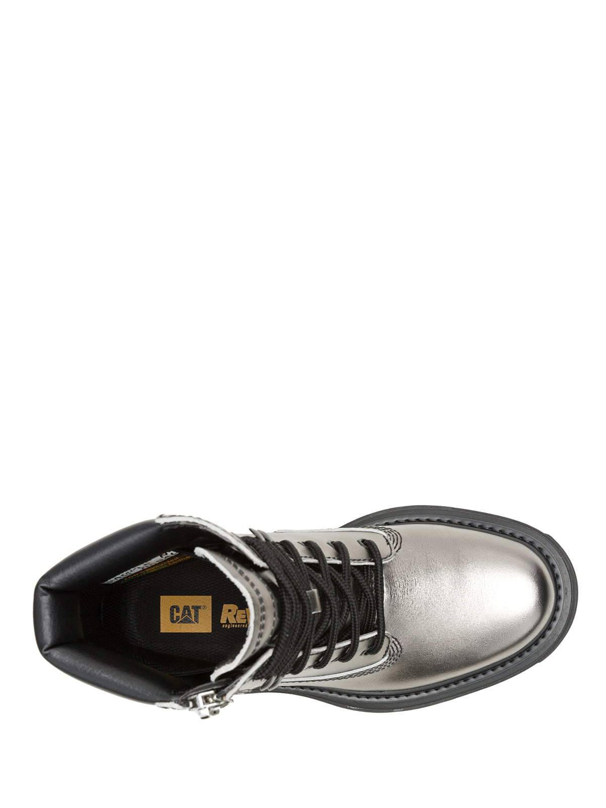 Botines Lifestyle Bolder Zip Para Mujer Color Gris-7