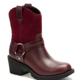 Botines Lifestyle Rewrite Harness Para Mujer Color Rojo-1