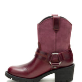 Botines Lifestyle Rewrite Harness Para Mujer Color Rojo-4