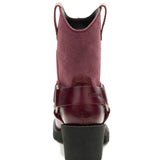 Botines Lifestyle Rewrite Harness Para Mujer Color Rojo-6