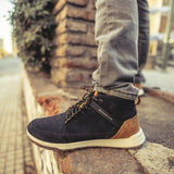 Botines Lifestyle Quest Mid Para Hombre Color Negro-10