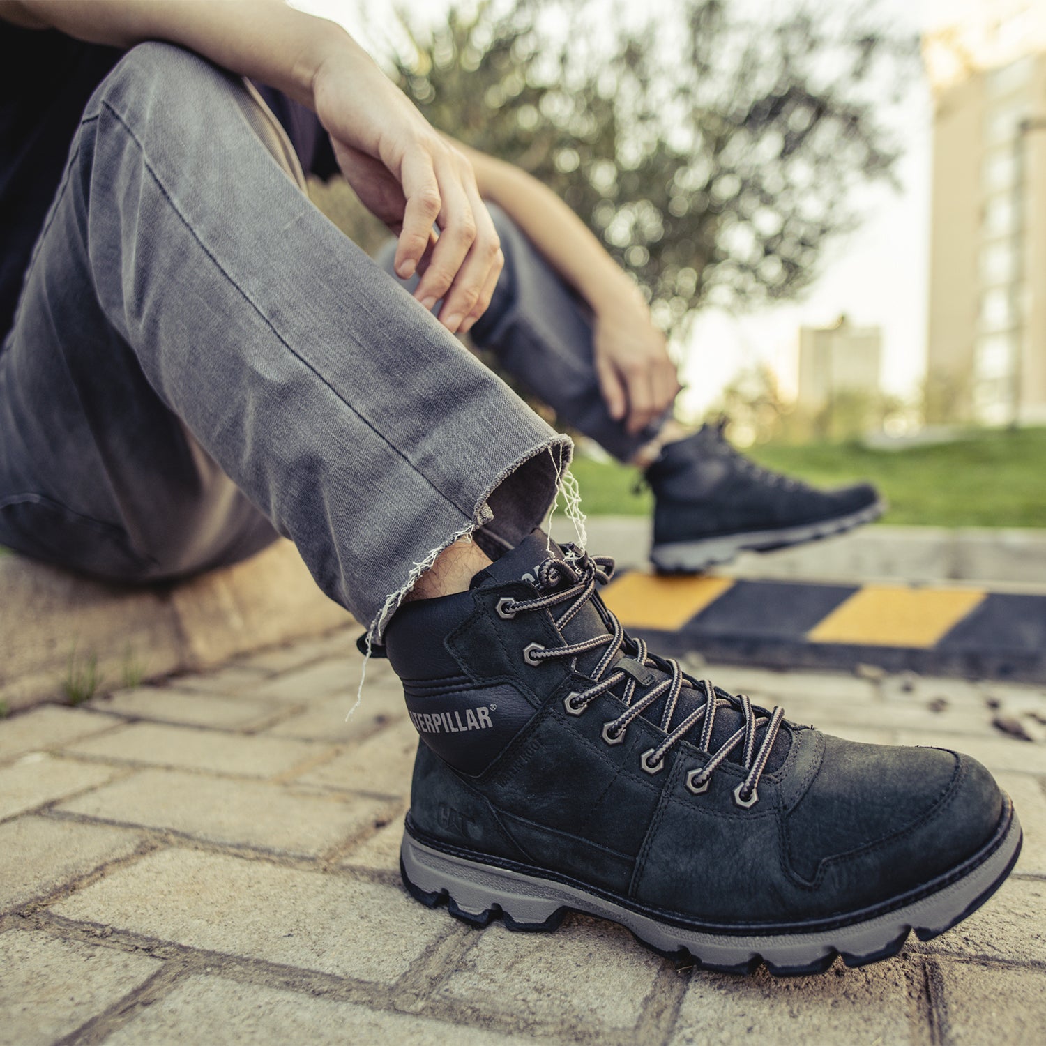 Botines Lifestyle Meridian Wp Para Hombre Color Negro-7